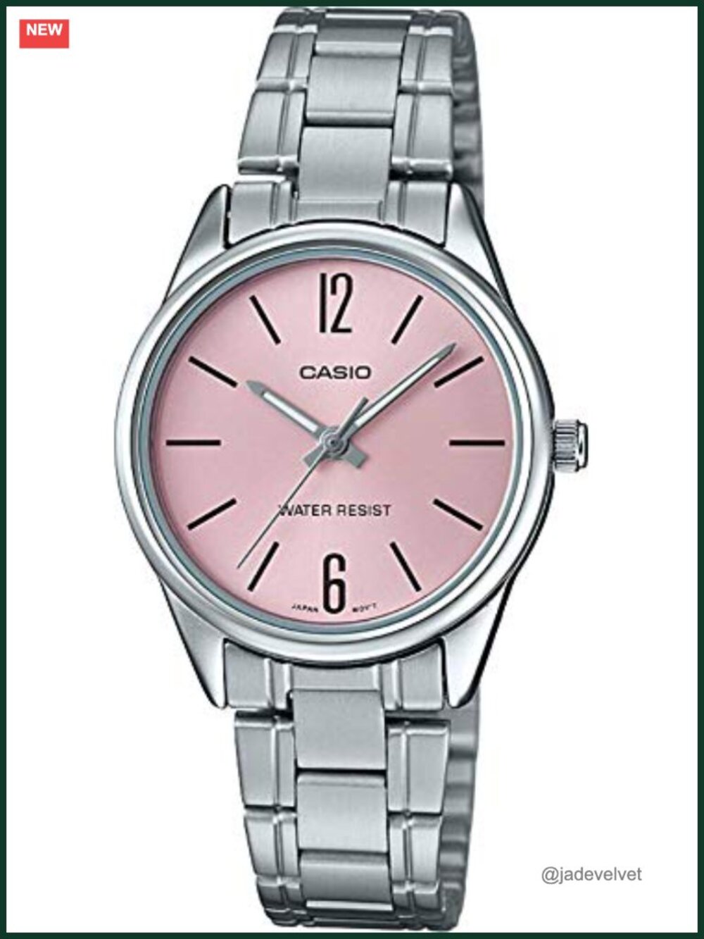 Womens Stainless Steel Quartz Analog Watch Rectangle